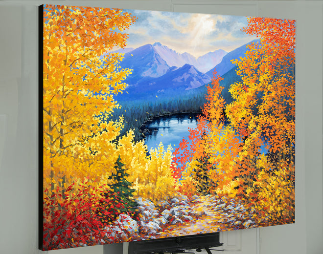 The Falling Leaves by Stanislav Sidorov |  Context View of Artwork 