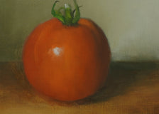 Original art for sale at UGallery.com | Better Boy Tomato by Steve Boggs | $375 | oil painting | 5' h x 7' w | thumbnail 4