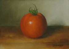 Original art for sale at UGallery.com | Better Boy Tomato by Steve Boggs | $375 | oil painting | 5' h x 7' w | thumbnail 1
