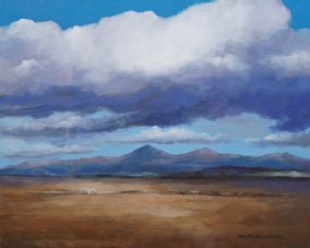 Original art for sale at UGallery.com | Wyoming Clouds by Steve Boggs | $500 | oil painting | 16' h x 20' w