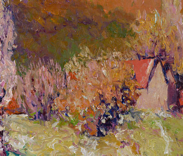 Before the Trees Become Green by Suren Nersisyan |  Side View of Artwork 