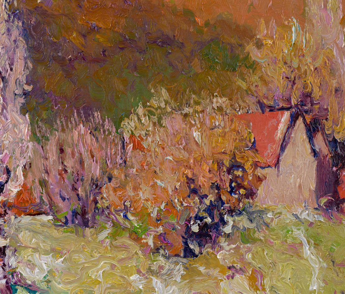 Before the Trees Become Green by Suren Nersisyan |  Side View of Artwork 