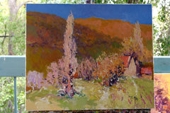 Original art for sale at UGallery.com | Before the Trees Become Green by Suren Nersisyan | $750 | oil painting | 20' h x 24' w | thumbnail 3