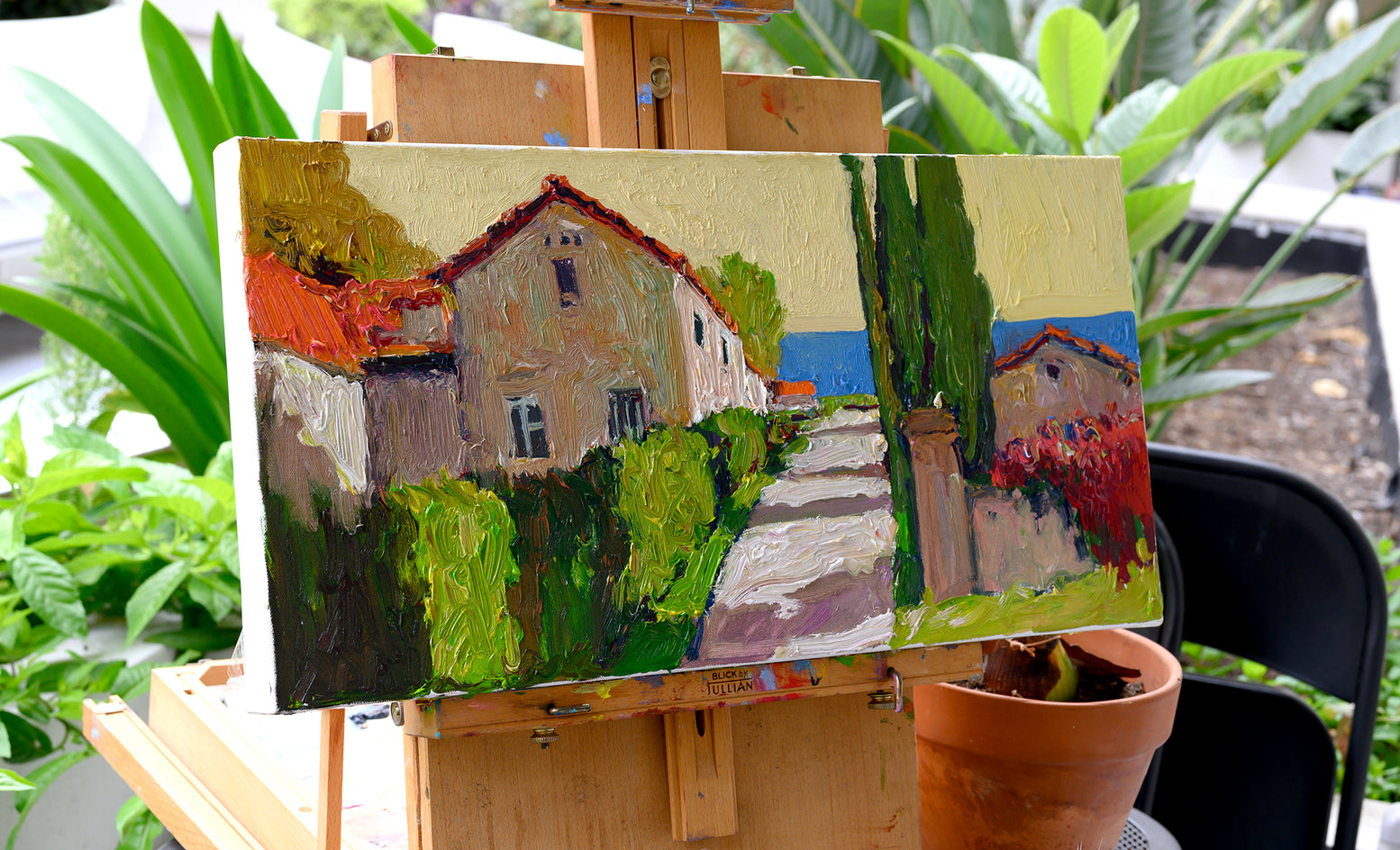 Early Morning. Driveway to the Ocean by Suren Nersisyan |  Context View of Artwork 