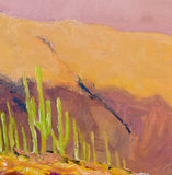 Original art for sale at UGallery.com | Sonoran Evening Light by Suren Nersisyan | $450 | oil painting | 12' h x 24' w | thumbnail 2