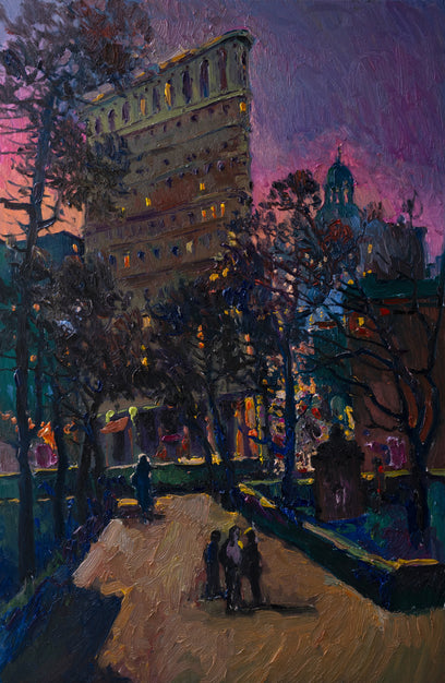 Twilight in New York, Flatiron Building by Suren Nersisyan | Artwork Main Image