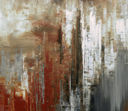 Original art for sale at UGallery.com | Earthen Forts by Tatiana Iliina | $1,250 | acrylic painting | 24' h x 36' w | thumbnail 3