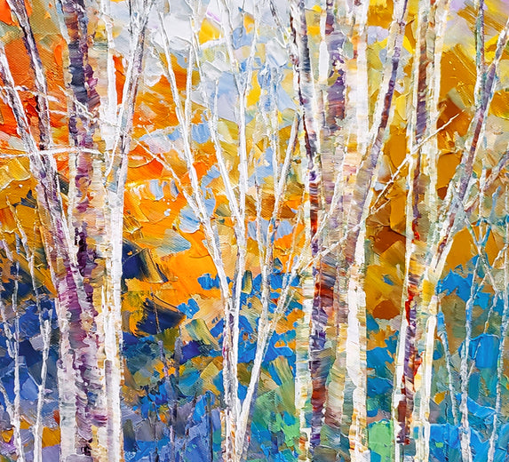 Timberlight by Tatiana Iliina |   Closeup View of Artwork 