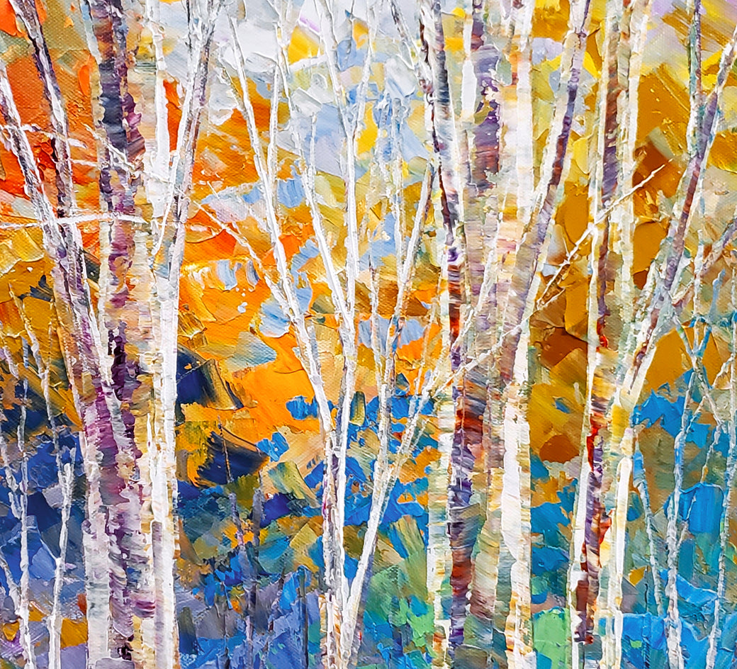 Timberlight by Tatiana Iliina |  Closeup View of Artwork 