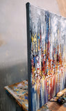 Original art for sale at UGallery.com | Sparkling Water by Tatiana Iliina | $750 | acrylic painting | 16' h x 20' w | thumbnail 2