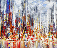 Original art for sale at UGallery.com | Sparkling Water by Tatiana Iliina | $750 | acrylic painting | 16' h x 20' w | thumbnail 4
