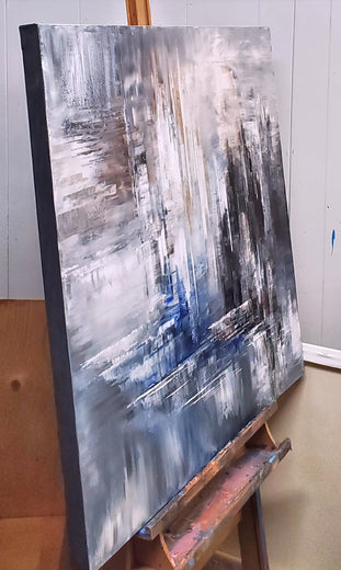 Twilight Shadows by Tatiana Iliina |  Side View of Artwork 