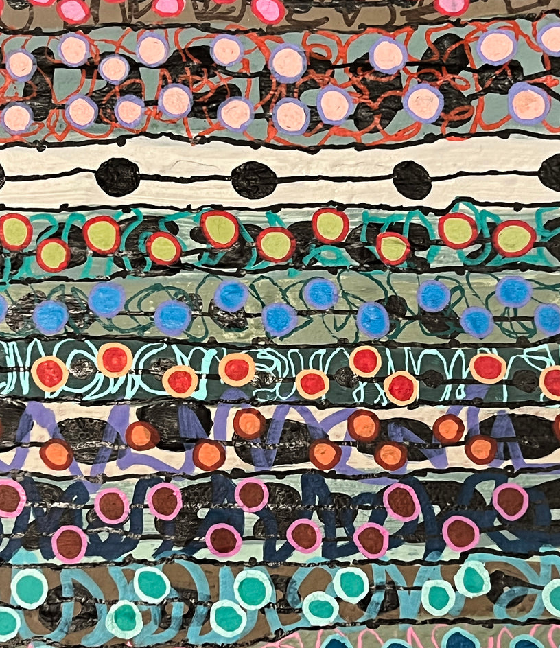 Comic Relief by Terri Bell |  Closeup View of Artwork 