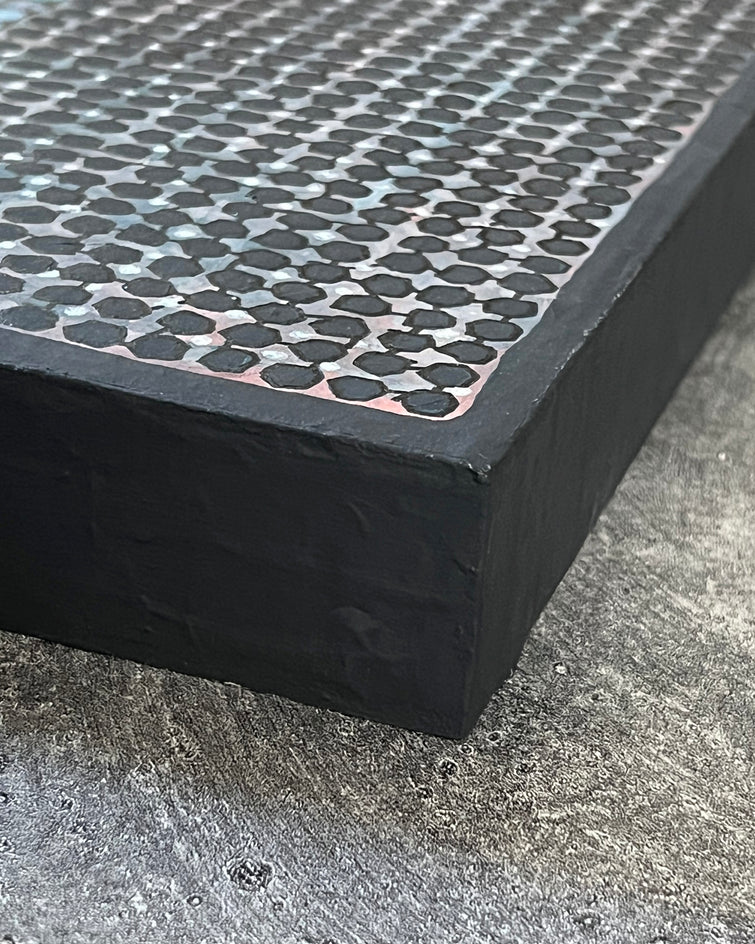 Dreaming on a Mid-Summer Night by Terri Bell |  Side View of Artwork 