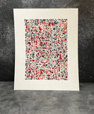Original art for sale at UGallery.com | Fusion Pattern by Terri Bell | $350 | acrylic painting | 12' h x 9' w | thumbnail 3