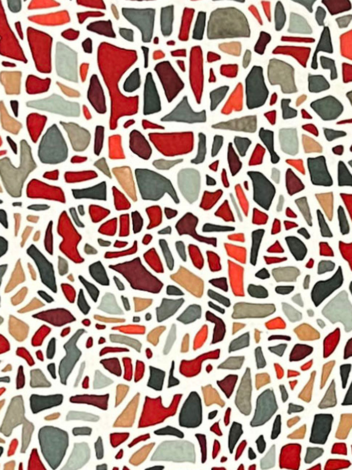 Fusion Pattern by Terri Bell |  Closeup View of Artwork 