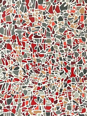 Original art for sale at UGallery.com | Fusion Pattern by Terri Bell | $350 | acrylic painting | 12' h x 9' w
