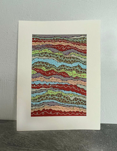 Linear Scrambling by Terri Bell |  Context View of Artwork 