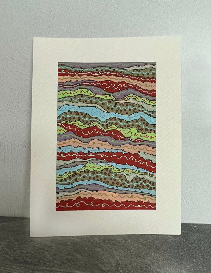 Linear Scrambling by Terri Bell |  Context View of Artwork 