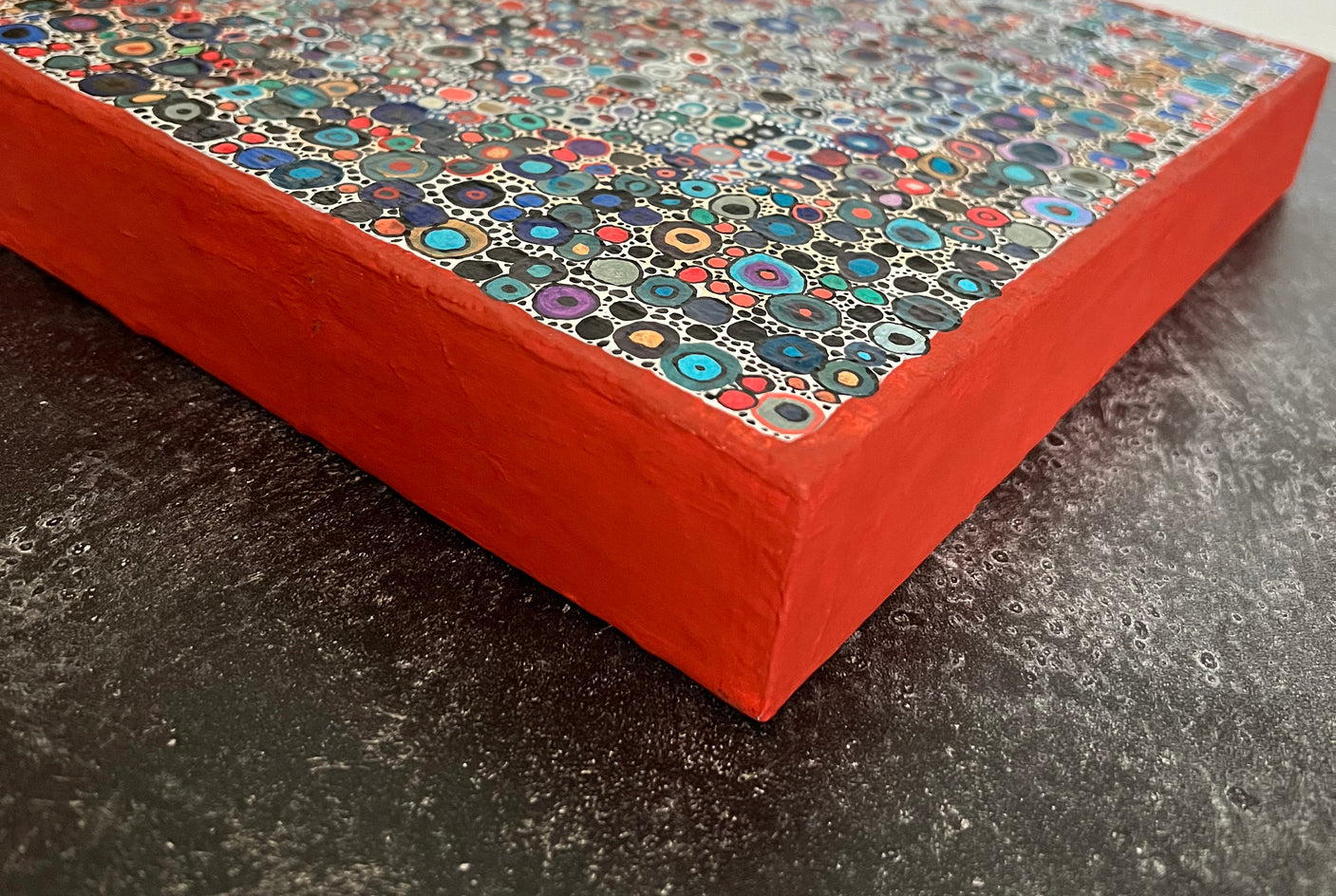 Reverse Psychology by Terri Bell |  Side View of Artwork 