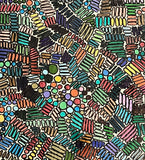 Original art for sale at UGallery.com | Sea of Emotion by Terri Bell | $650 | acrylic painting | 24' h x 12' w | thumbnail 4