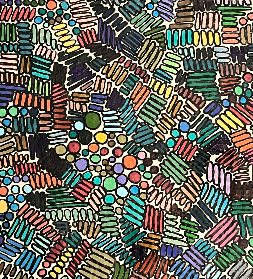 Sea of Emotion by Terri Bell |  Closeup View of Artwork 