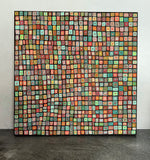 Original art for sale at UGallery.com | Squaresville by Terri Bell | $600 | acrylic painting | 16' h x 16' w | thumbnail 3