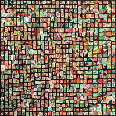 Squaresville by Terri Bell | Artwork Main Image