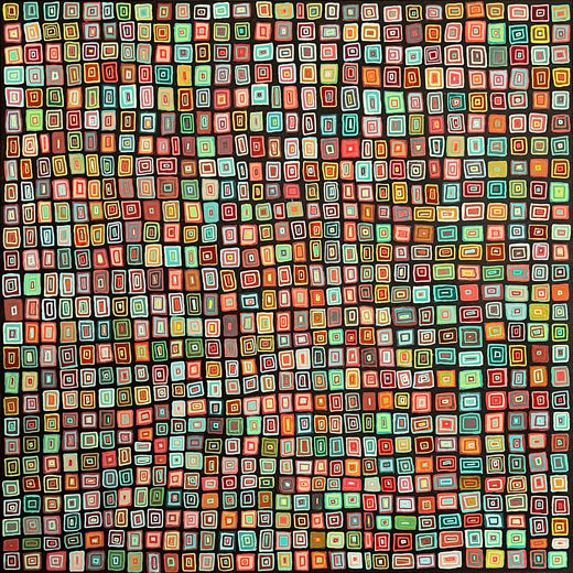 Squaresville by Terri Bell |  Artwork Main Image 