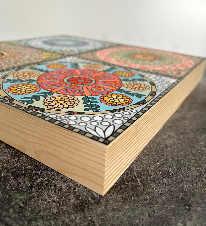 To Everything There Is a Season by Terri Bell |  Side View of Artwork 