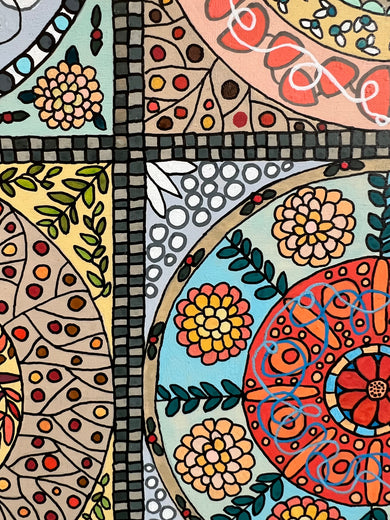 To Everything There Is a Season by Terri Bell |   Closeup View of Artwork 