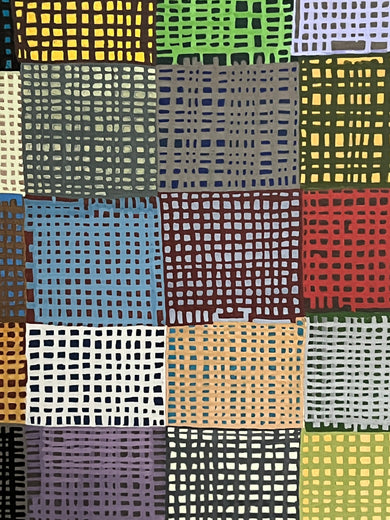 What We Weave V.3 by Terri Bell |   Closeup View of Artwork 