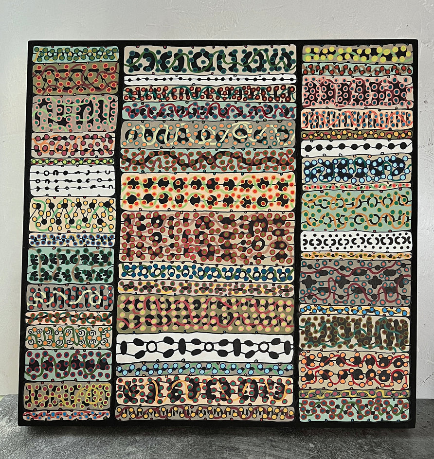 Zany Triad by Terri Bell |  Context View of Artwork 