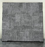 Original art for sale at UGallery.com | Around the Block by Terri Bell | $1,550 | mixed media artwork | 36' h x 36' w | thumbnail 3
