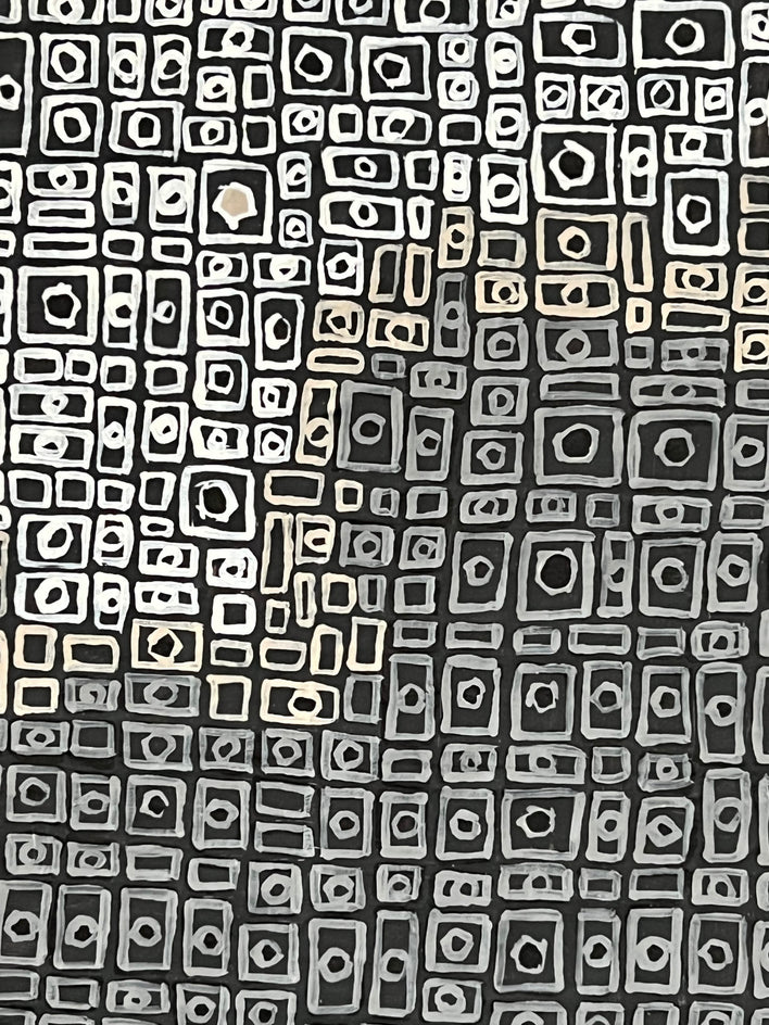 Bifurcated Maze by Terri Bell |  Closeup View of Artwork 