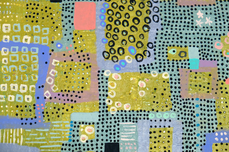 Blossoming by Terri Bell |   Closeup View of Artwork 