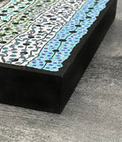 Original art for sale at UGallery.com | Blue Cascade by Terri Bell | $650 | mixed media artwork | 24' h x 12' w | thumbnail 2