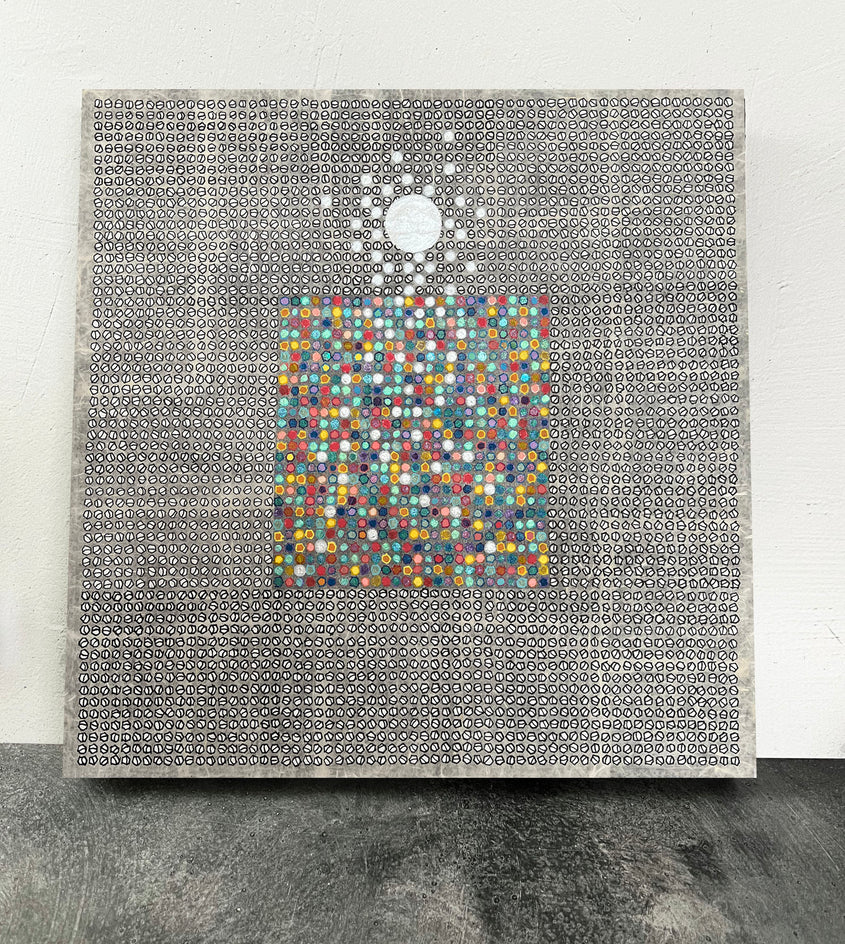 Butterflies and Zebras and Moonbeams by Terri Bell |  Context View of Artwork 