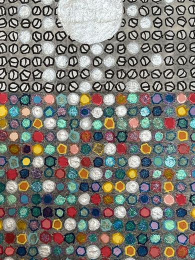 Butterflies and Zebras and Moonbeams by Terri Bell |   Closeup View of Artwork 