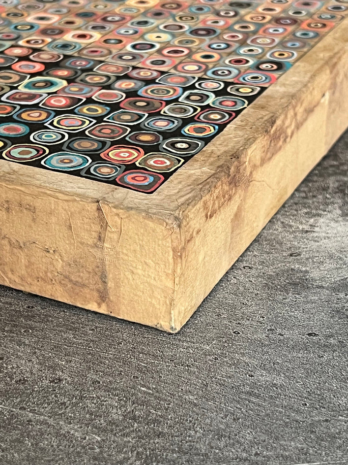 Fandango by Terri Bell |  Side View of Artwork 