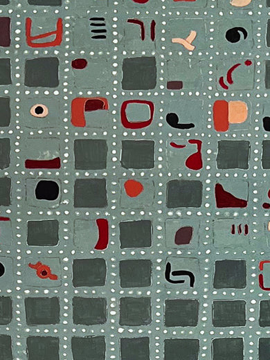 Finding Balance by Terri Bell |   Closeup View of Artwork 