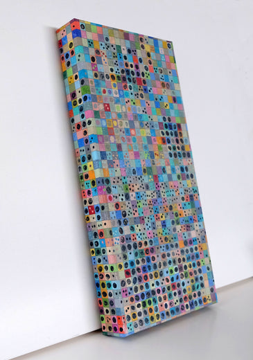 Grid Aesthetic: Diagram 1 by Terri Bell |  Side View of Artwork 