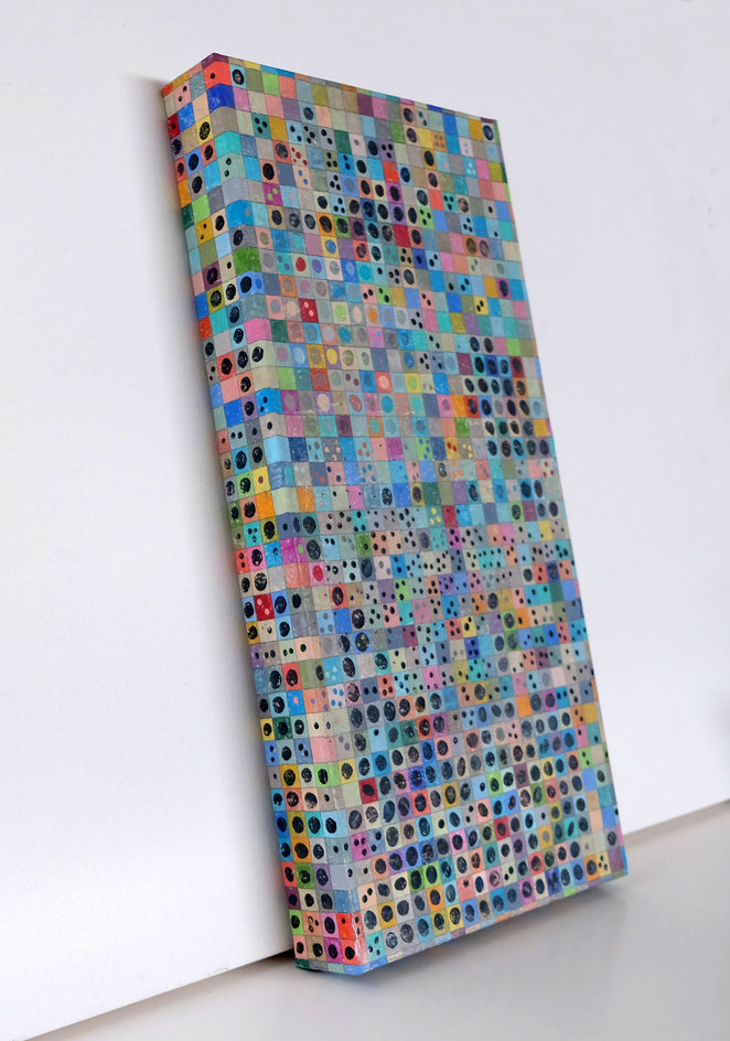 Grid Aesthetic: Diagram 1 by Terri Bell |  Side View of Artwork 