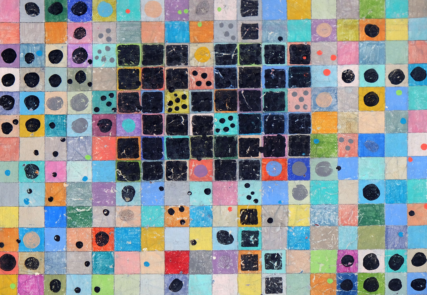 Grid Aesthetic: Diagram 2 by Terri Bell |  Closeup View of Artwork 