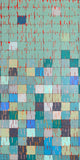 Original art for sale at UGallery.com | Gridscape: Upper Compartment on the Left by Terri Bell | $600 | mixed media artwork | 24' h x 12' w | thumbnail 1
