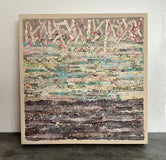 Original art for sale at UGallery.com | Nostalgic Awakenings by Terri Bell | $400 | mixed media artwork | 12' h x 12' w | thumbnail 3