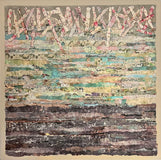 Original art for sale at UGallery.com | Nostalgic Awakenings by Terri Bell | $400 | mixed media artwork | 12' h x 12' w | thumbnail 1