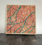 Original art for sale at UGallery.com | Photosynthesis by Terri Bell | $325 | mixed media artwork | 12' h x 12' w | thumbnail 3