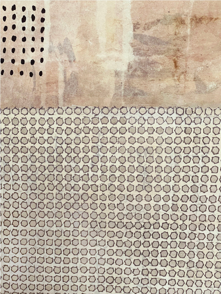 Rain and Structure by Terri Bell |  Closeup View of Artwork 