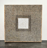 Original art for sale at UGallery.com | Salt, Smoke and Ash by Terri Bell | $600 | mixed media artwork | 16' h x 16' w | thumbnail 3